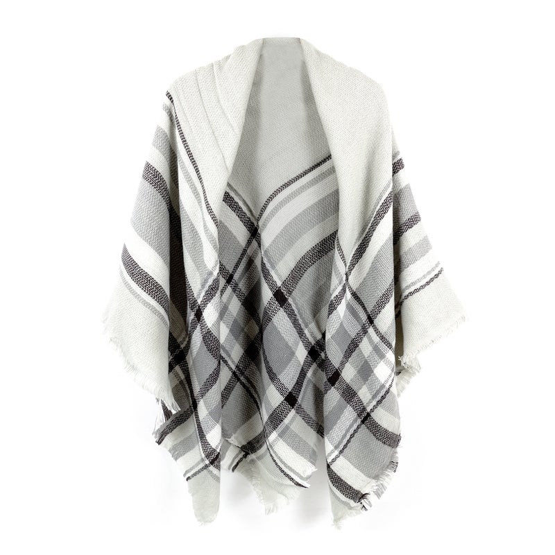 Neal LINK Women's Scarves Wraps Warm Blanket Scarf Shawl Winter Plaid Scarfs for Women - Image 1